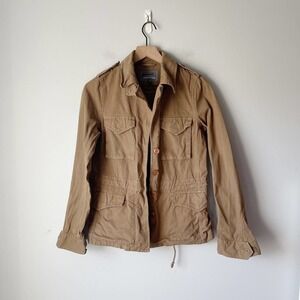 Madewell New Haven Brown Green Utility Jacket Size Small